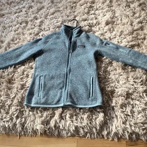 Patagonia Better sweater full zip teal blue (S)